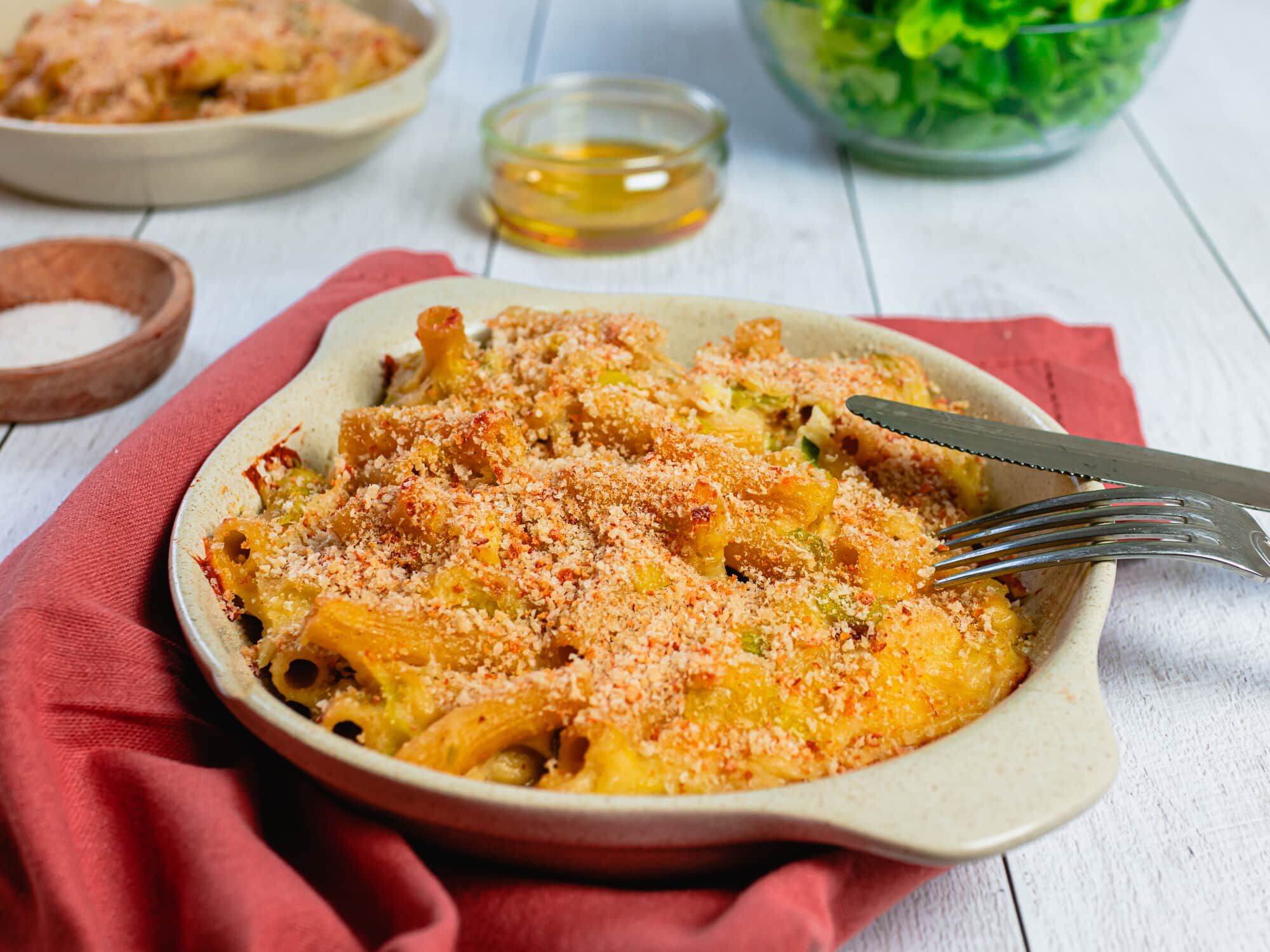 Mac & Cheese aux poireaux Mac & Cheese aux poireaux