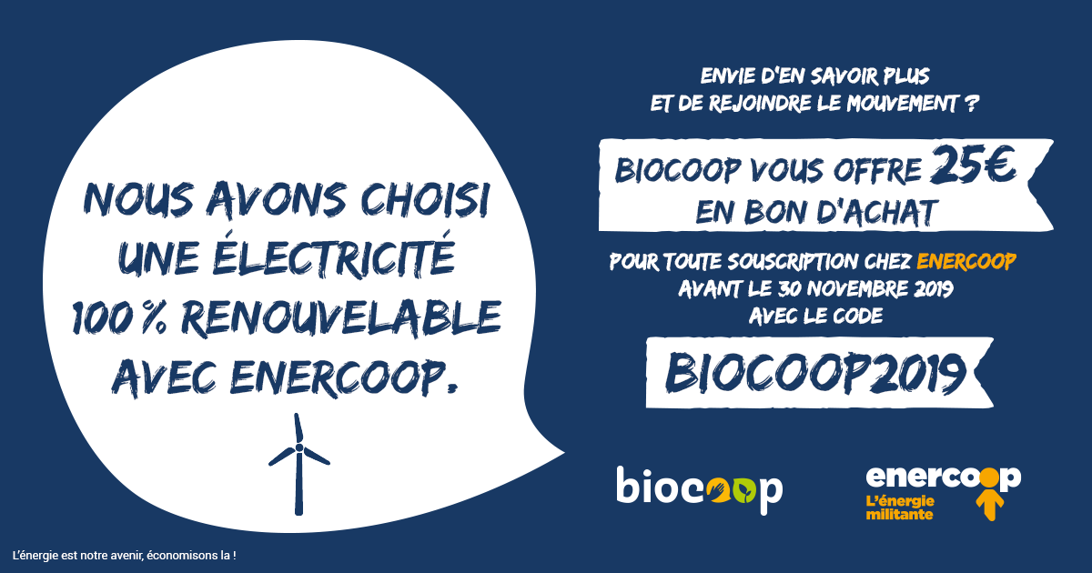 BIOCOOP vous accompagne vers une transition énergétique locale et citoyenne BIOCOOP vous accompagne vers une transition énergétique locale et citoyenne
