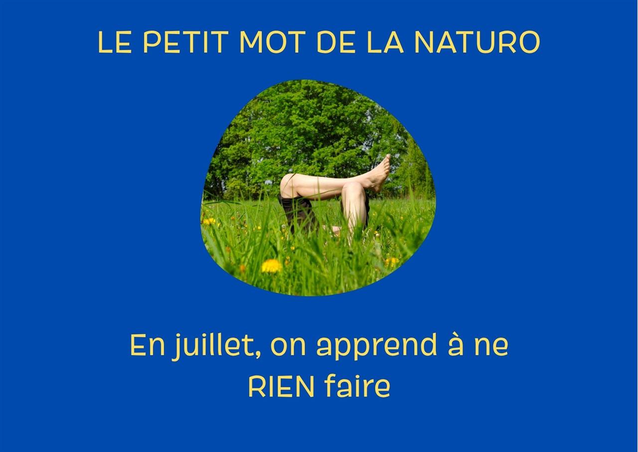 LE PETIT MOT DE LA NATURO