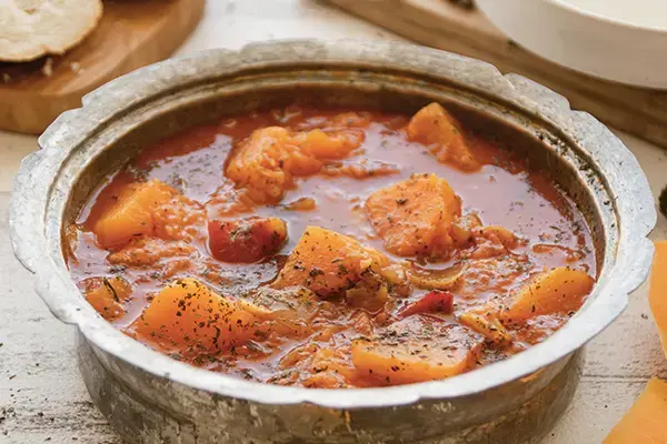 Ragoût des « trois sœurs » au lait de coco